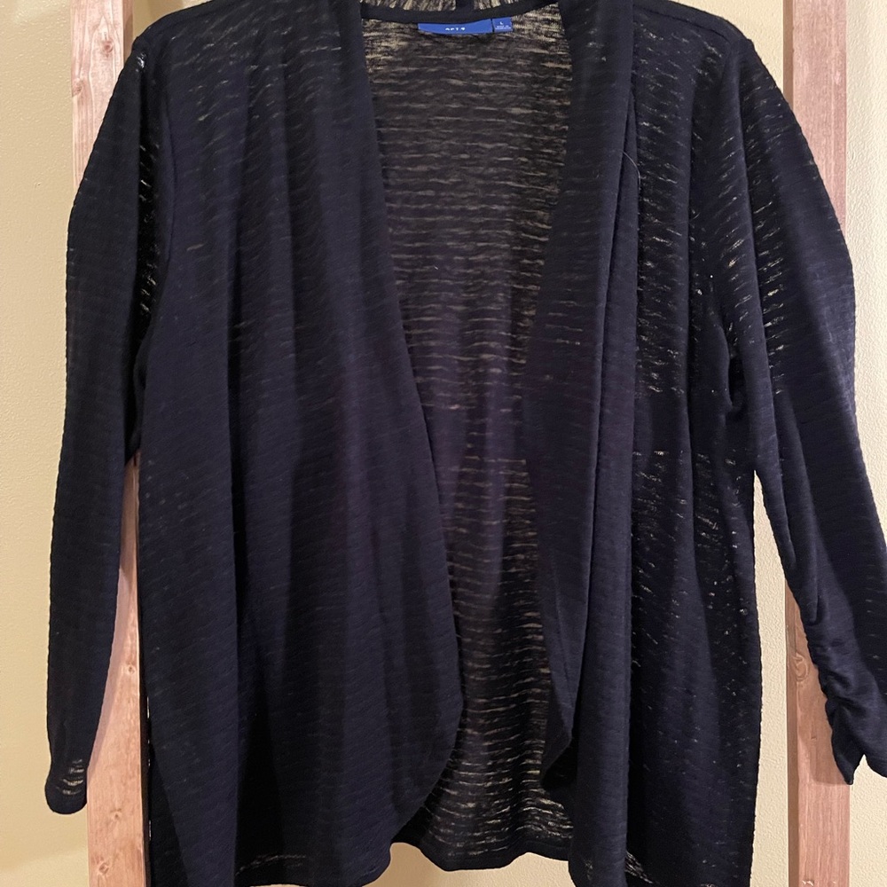 Apt 9 black summer sweater size L